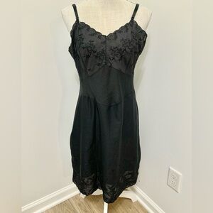 Dark Fairy VTG 70s Cotton Eyelet Whimsigoth Romantic Mini Dress M 8 10